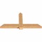 Ekena Millwork Eugene Smooth Timber Gable Bracket, Western Red Cedar, 60"W x 30"H x 3 1/2"D x 5 1/2"F, 12/12 Pitch GBW060X30X0406EUG00SWR - alternate 4